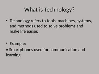 Selection About Using Technology Selective-Views-Of-Technology.pptx education | PPTX