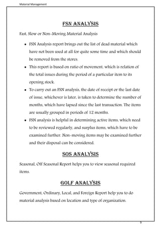 Selective inventory control | PDF