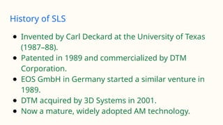 Selective Laser Sintering an advance additive manufacturing | PPTX