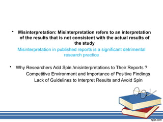 Selective Reporting & misinterpretation of data.pptx