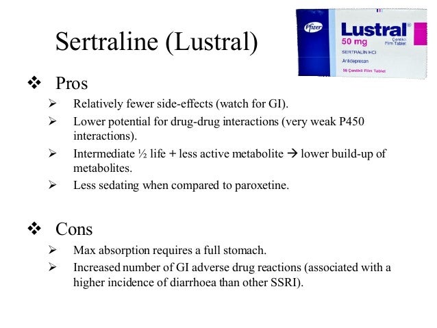 Selective Serotonin Reuptake Inhibitors 2016