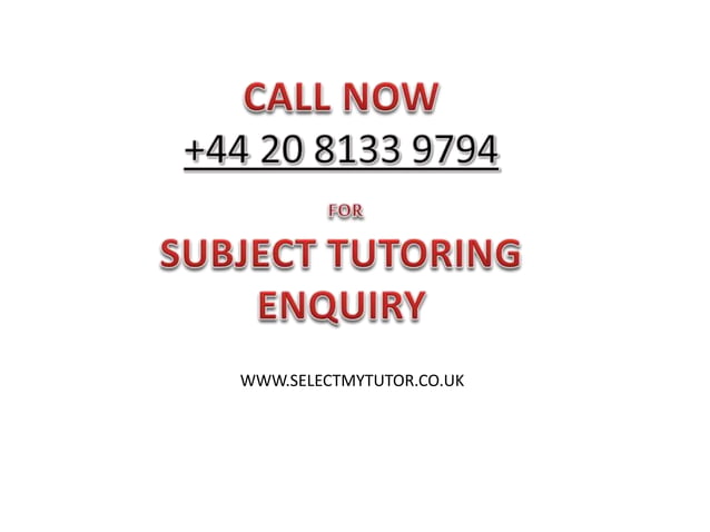 Select my tutor - Introduction | PPT