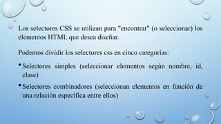 Selectores css .pptx