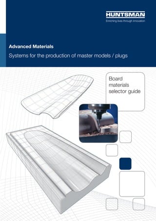 Advanced Materials
Systems for the production of master models / plugs



                                          Board
                                          materials
                                          selector guide
 