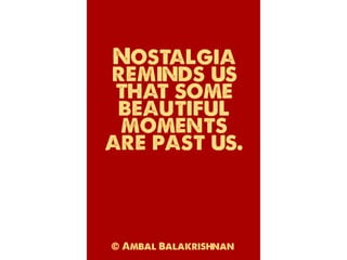 Quotes from Ambal Balakrishnan's Blog - Part 1