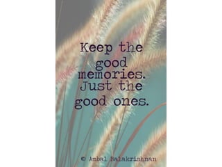 Quotes from Ambal Balakrishnan's Blog - Part 1