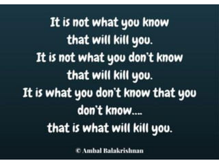 Quotes from Ambal Balakrishnan's Blog - Part 1