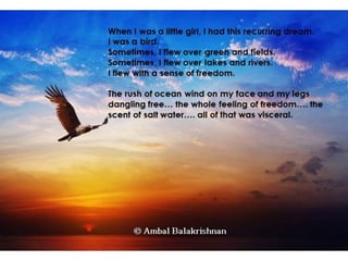 Quotes from Ambal Balakrishnan's Blog - Part 1