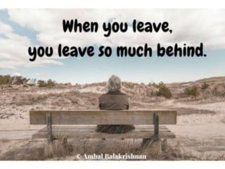 Quotes from Ambal Balakrishnan's Blog - Part 1