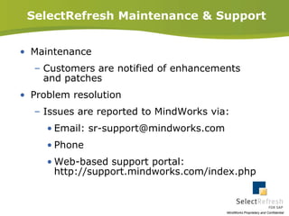 Reporting – Sample CustomerCustomer Master