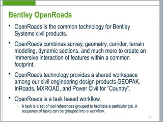 Open road design file for desinger to review | PPTX