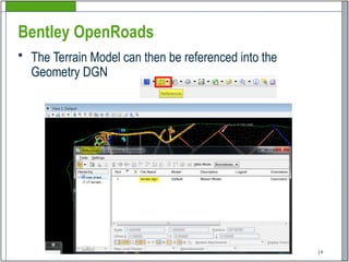 Open road design file for desinger to review | PPTX