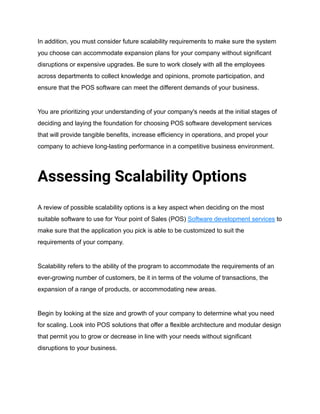 Select the Most Appropriate POS Software Development Services for Your ...