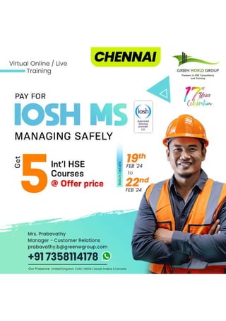 Select the Right course Carefully - Iosh course In Chennai.pdf
