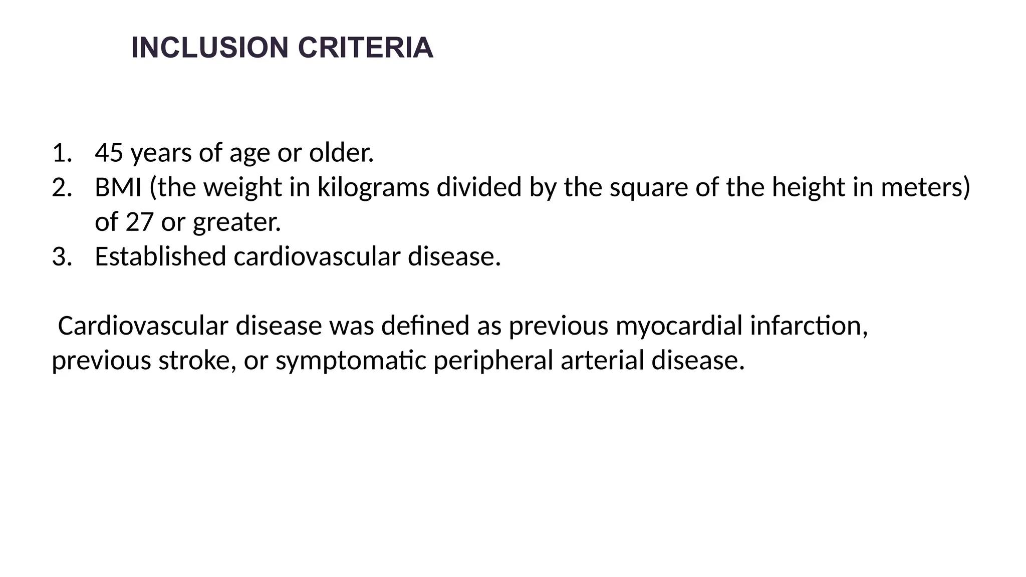 SELECT TRIAL , SEMAGLUTIDE AND CVS OUTCOMES IN OBESITY WITHOUT DIABETES
