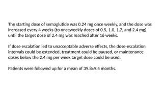 select trial semaglutide ppt SELECT TRIAL , SEMAGLUTIDE AND CVS OUTCOMES IN OBESITY WITHOUT DIABETES