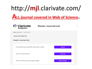 http://mjl.clarivate.com/
.in Web of SciencecoveredjournalLLA
 