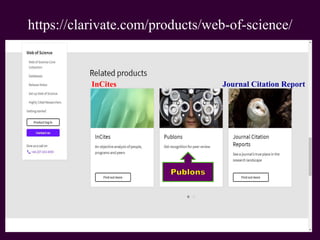 https://clarivate.com/products/web-of-science/
InCites Journal Citation Report
 
