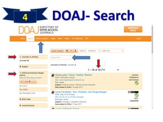 DOAJ- Search4
 