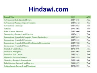 Hindawi.com
 