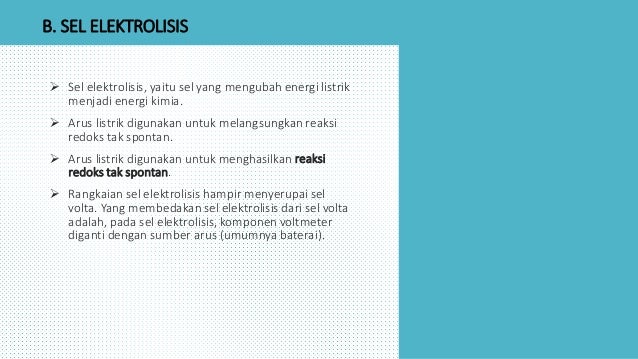 Sel elektrokimia & Hukum faraday