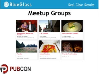 Meetup Groups
 