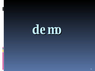 demo 