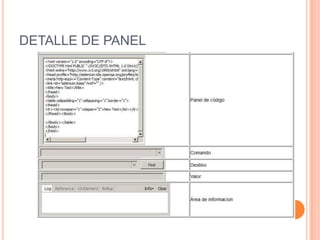 DETALLE DE PANEL
 