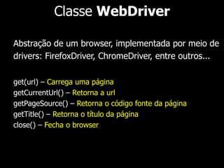 Maven 
Criando seu primeiro projeto Selenium 
mvn archetype:generate 
 