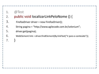 1. <HTML> 
2. <HEAD> 
3. … 
4. </HEAD> 
5. <BODY> 
6. <H1>Selenium Playland</H1> 
7. </BODY> 
8. </HTML> 
 