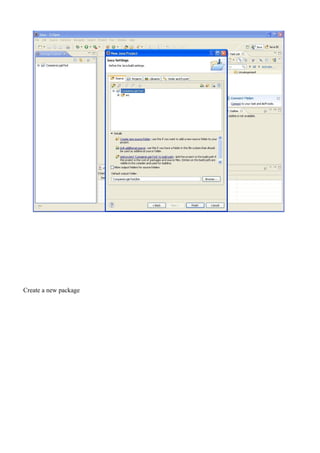 Create a new package
 