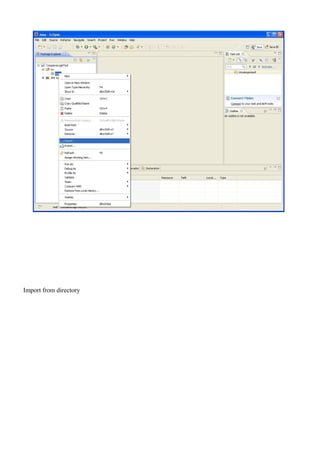 Import from directory
 