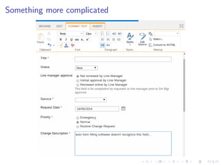 Something more complicated
 
