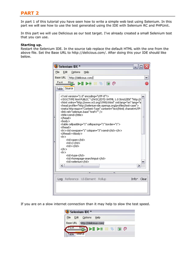 Selenium Ide Tutorial | PDF