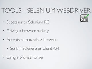 Selenium 101