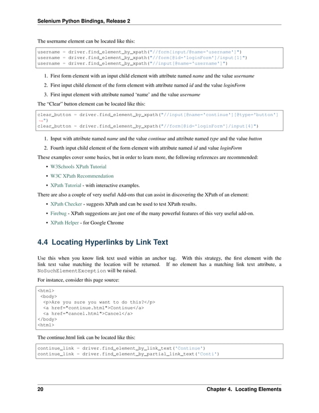Selenium python | PDF