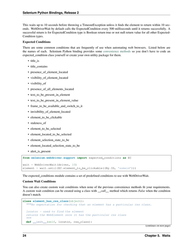 Selenium python | PDF