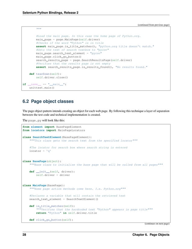 Selenium python | PDF