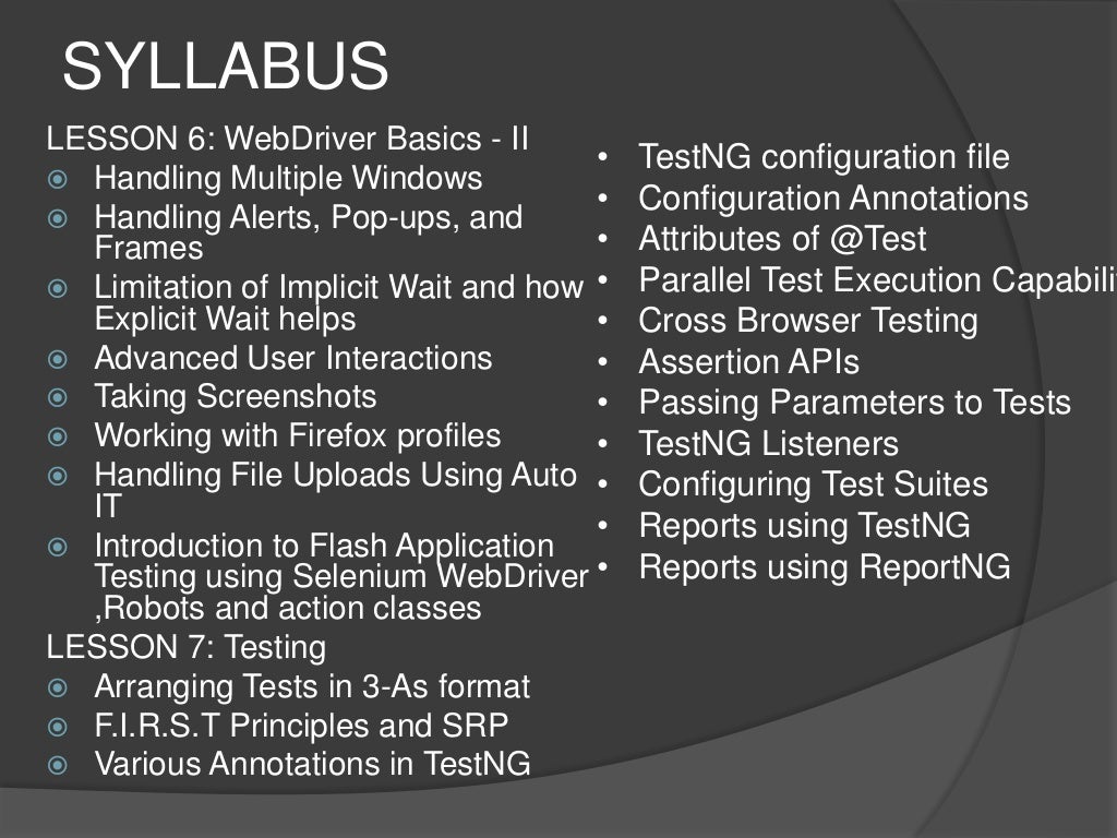 Software Testing Course in Coimbatore Best Software Training