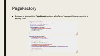 Selenium Automation | PPTX