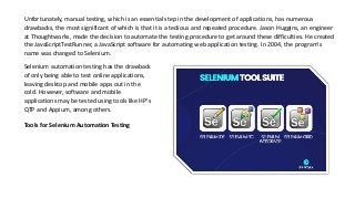 Selenium Automation Testing: A Step-by-Step Beginner's Guide | PPT