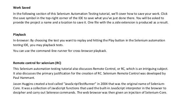 Selenium Automation Testing: A Step-by-Step Beginner's Guide | PPT