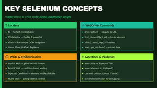 Comprehensive Selenium Automation Testing Guide for QA Professionals | PPTX