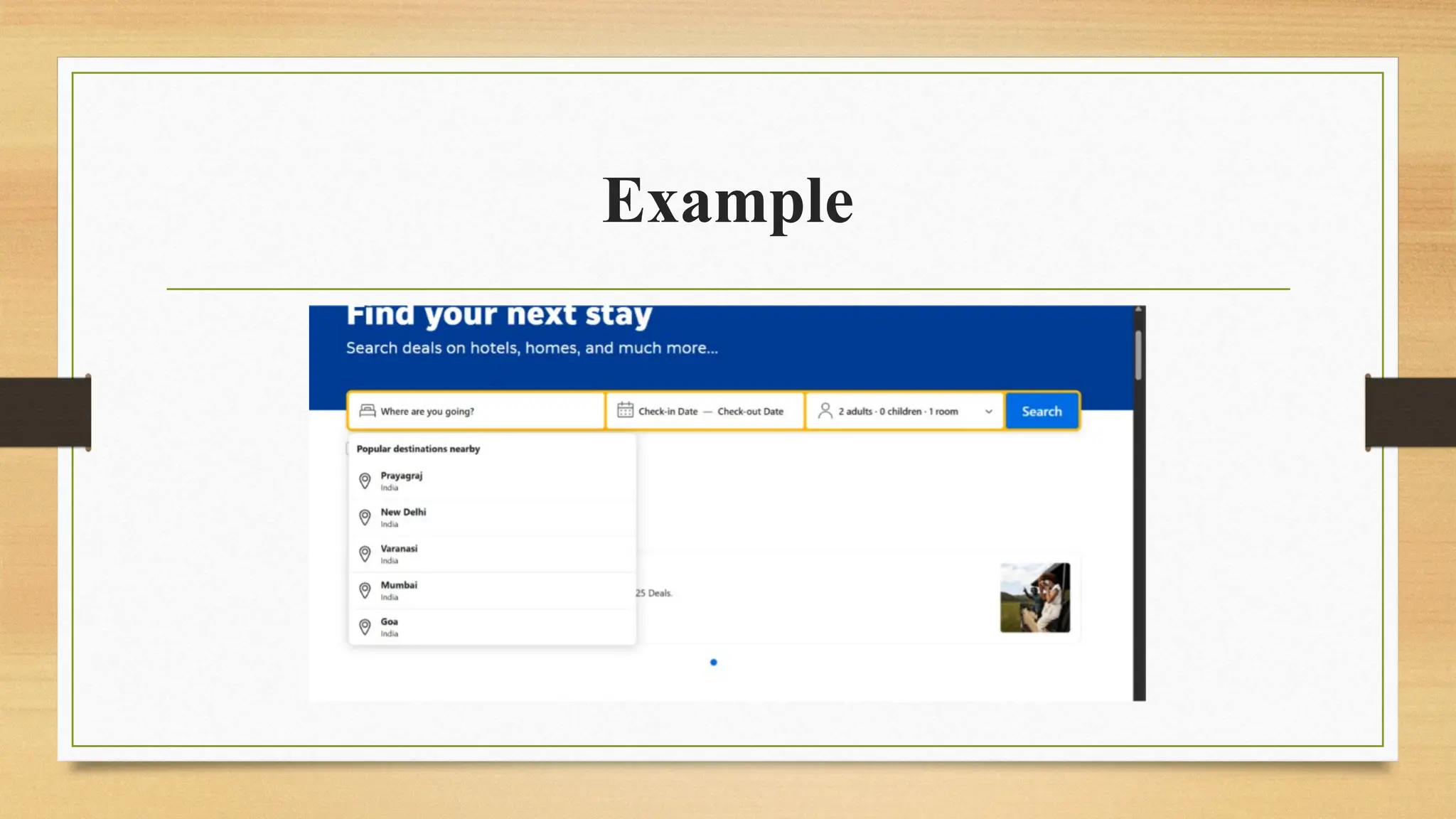 Example
 