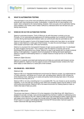 Learn Selenium - Online Guide | PDF | Browsers | Computer Software and ...