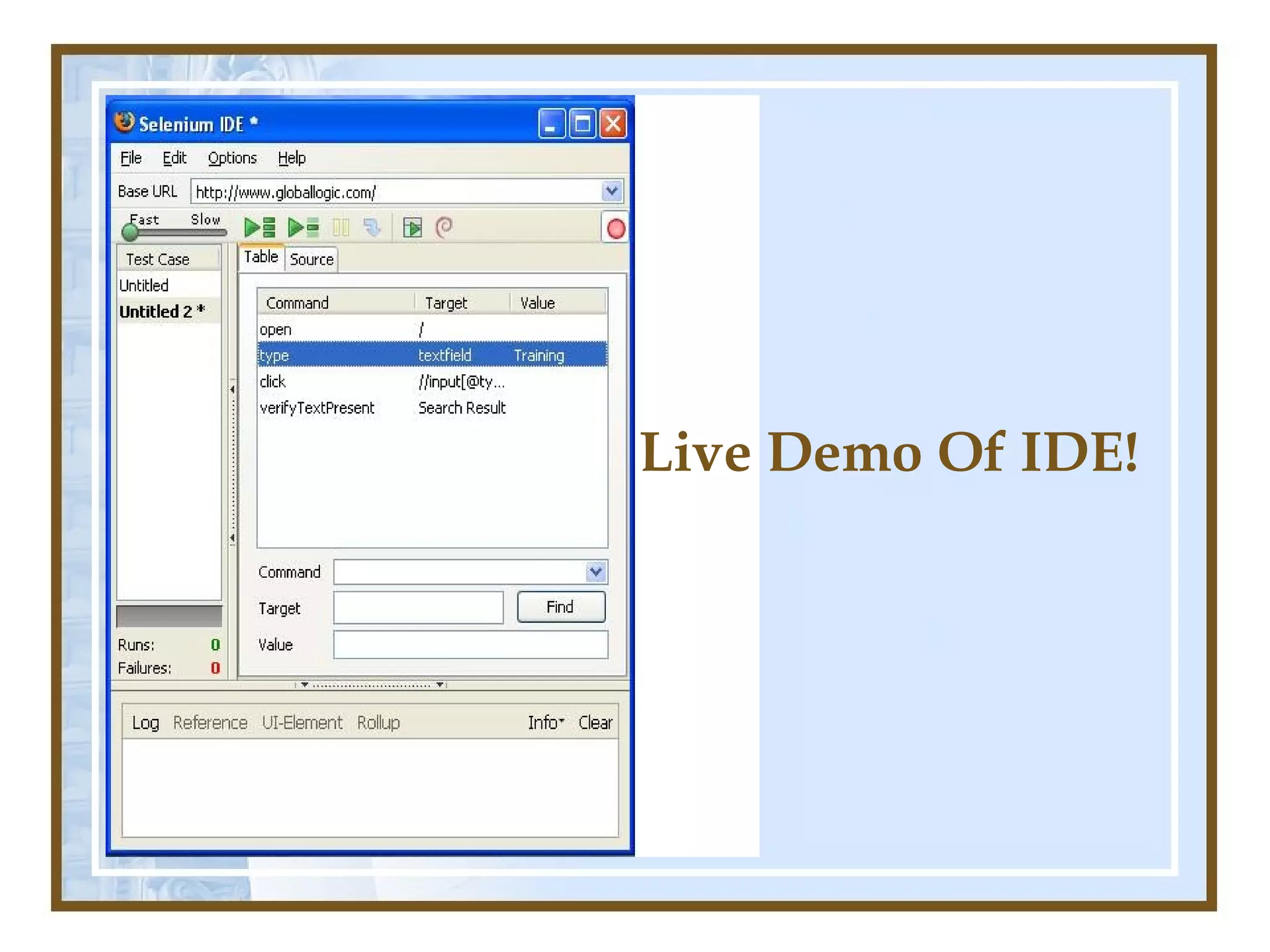 Live Demo Of IDE!
 