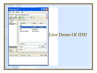 Live Demo Of IDE!
 