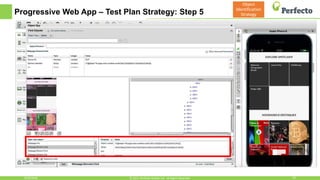 Progressive Web App – Test Plan Strategy: Step 5
6/29/2018 29© 2015, Perfecto Mobile Ltd. All Rights Reserved.
Object
Identification
Strategy
 