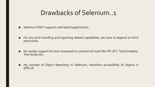 Demystifying Selenium framework | PPT