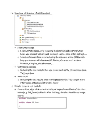 Selenium guideline | DOCX